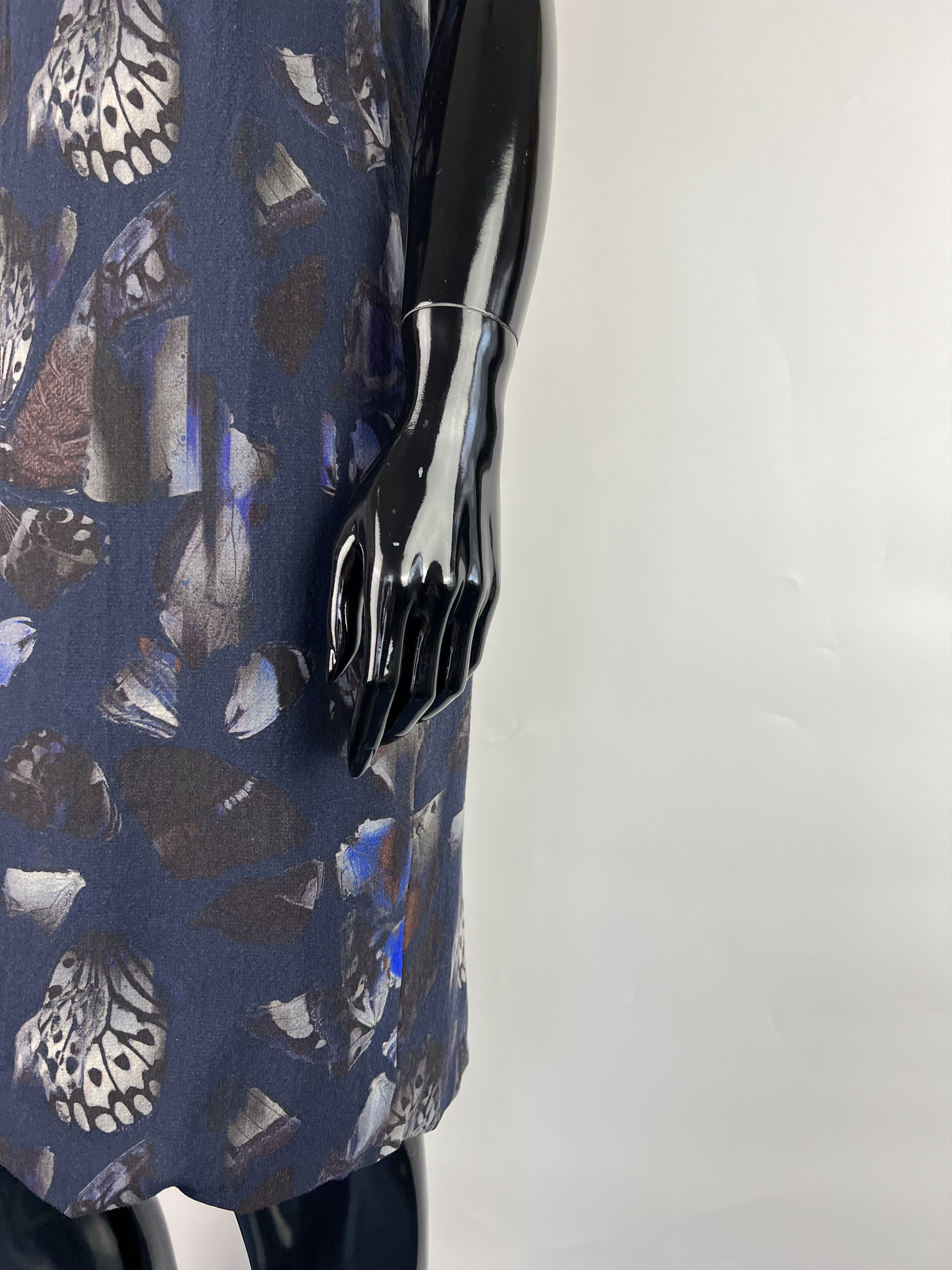 Akris Akris Baterfly Print Wool Dress Size XS Size XS / US 0-2 / IT 36-38 - 7 Thumbnail
