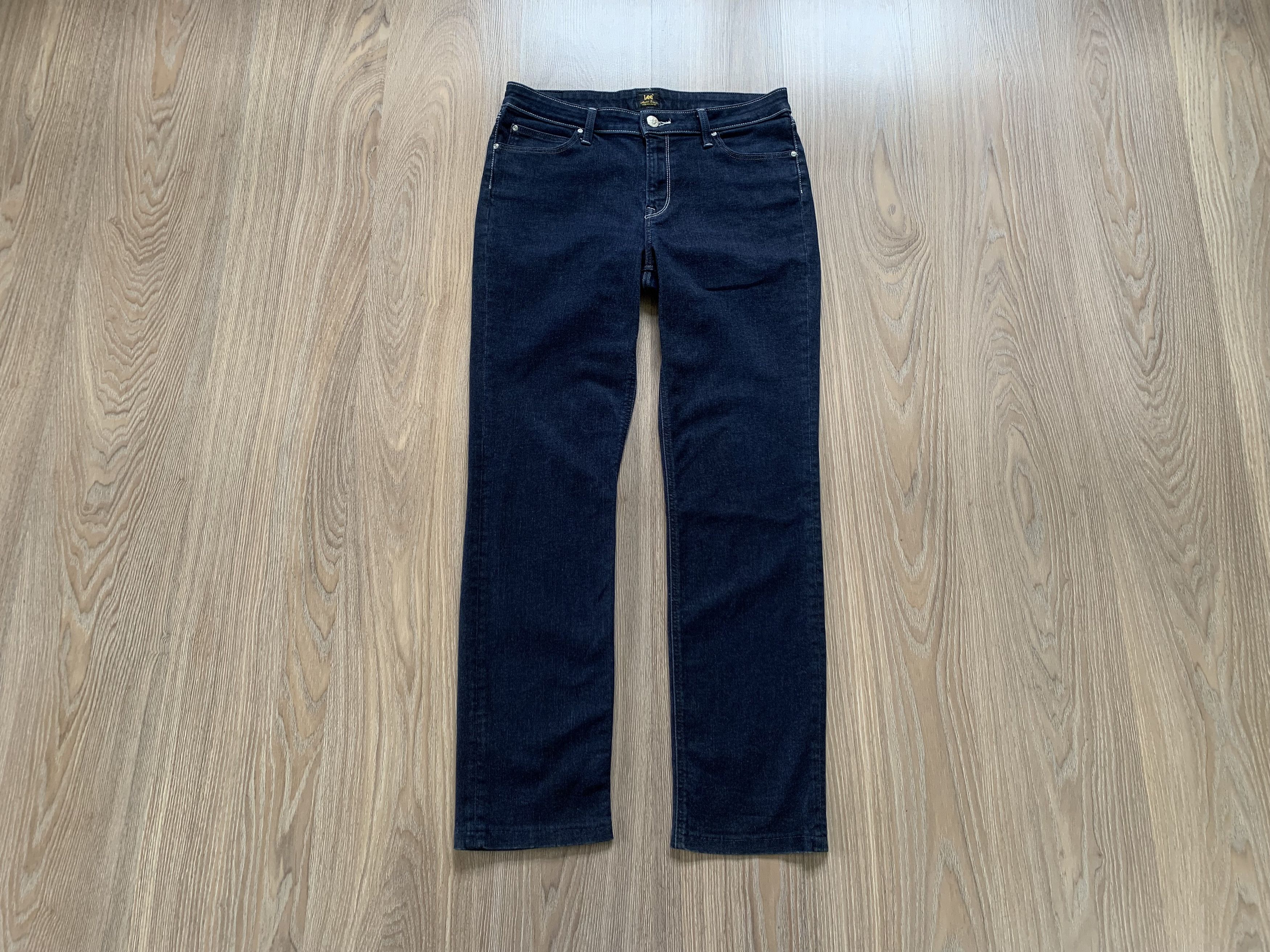 Lee Lee Womens Navy Blue Stretch Jeans Size 32" / US 10 / IT 46 - 12 Thumbnail