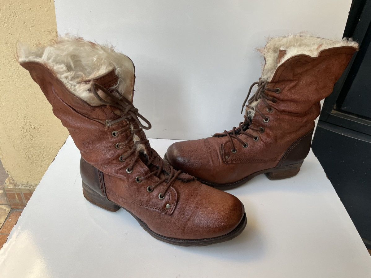 A.S.98 A.S.98 Airstep Fur Leather Brown Boots EUR 41 / USA 9.5-10 Size US 10 / IT 40 - 10 Thumbnail