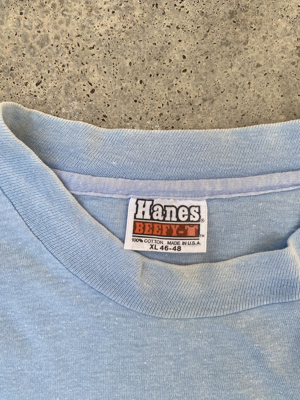 Hanes × Vintage Vintage 80s Hawaii Hanes Beefy Tees Size US L / EU 52-54 / 3 - 1 Thumbnail