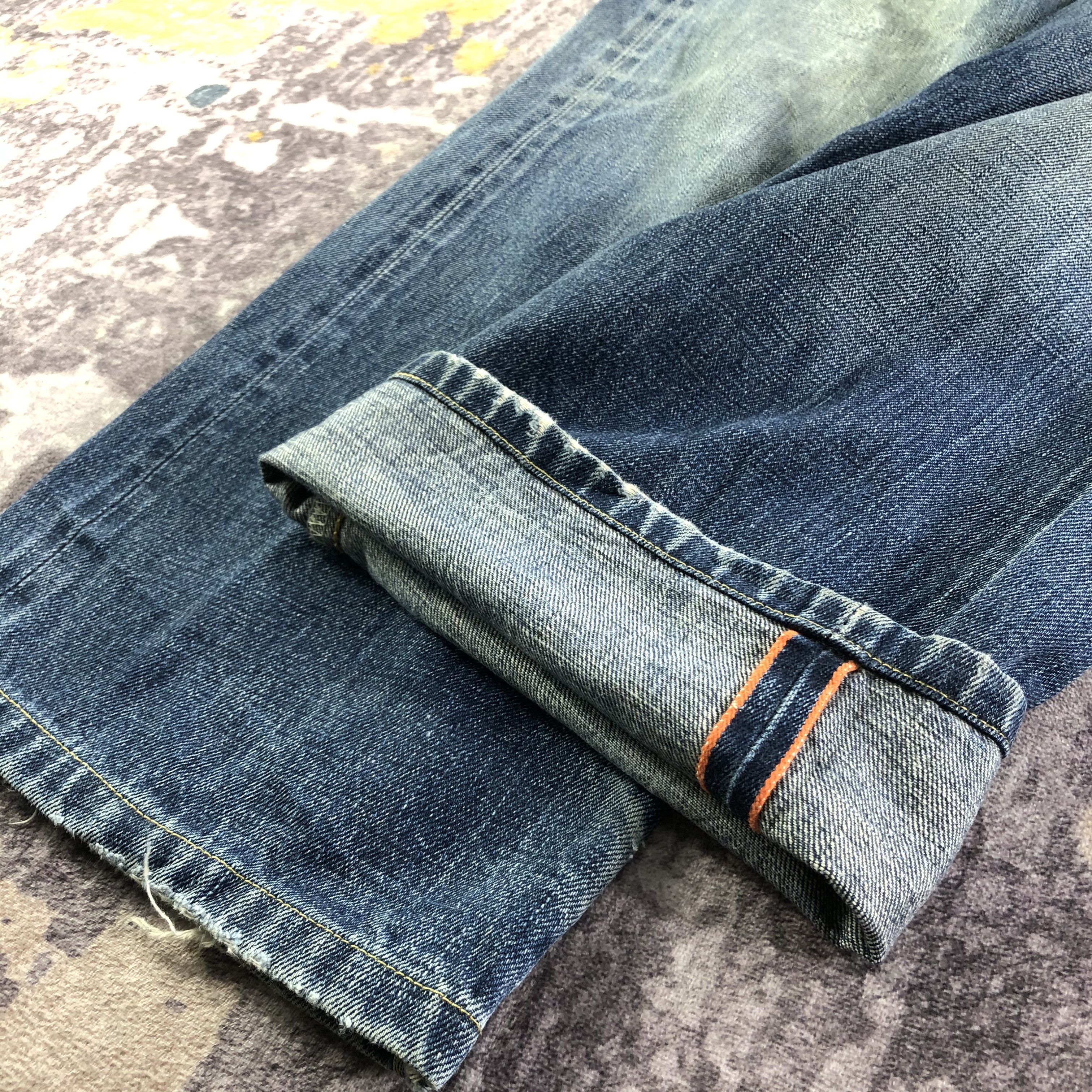 Edwin Vintage Blue Wash Edwin 505 Selvedge Jeans-JM3654 Size US 38 / EU 54 - 7 Thumbnail