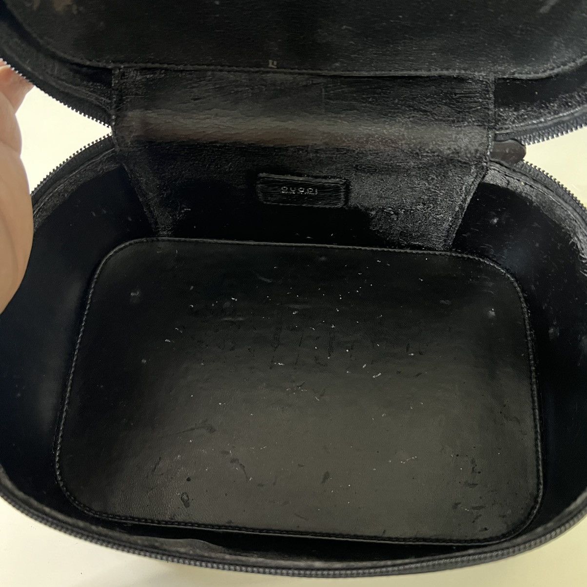 Gucci Gucci Vanity cosmetic Leather vintage bag Size ONE SIZE - 15 Thumbnail
