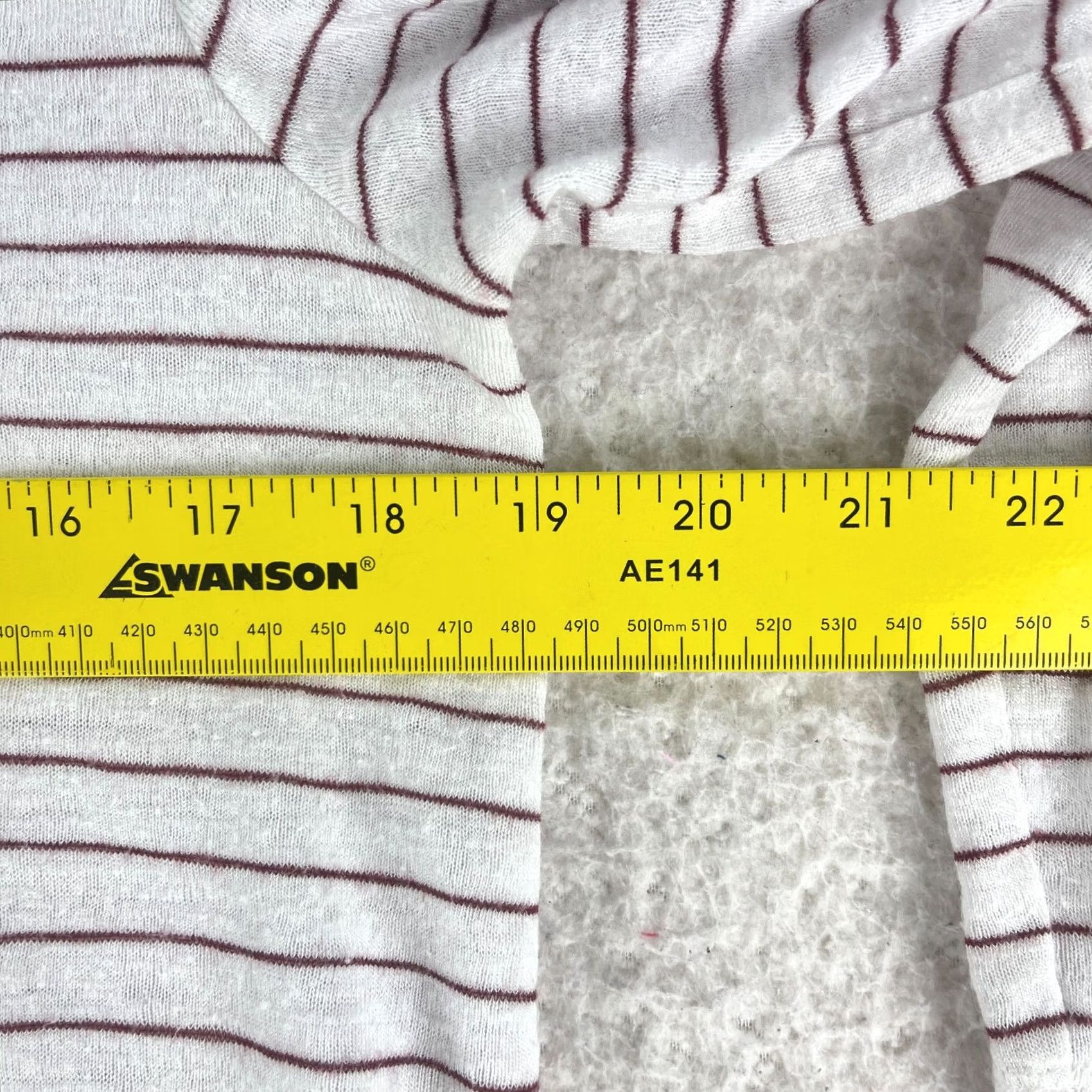 Loft LOFT White Stripe v-Neck Shirt Womens Long Sleeve Pullover Size M Casual Size M / US 6-8 / IT 42-44 - 7 Thumbnail