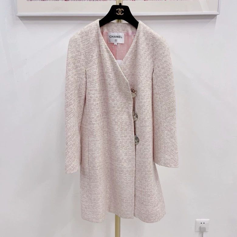 Chanel Chanel Pink coat Size XS / US 0-2 / IT 36-38 - 4 Thumbnail