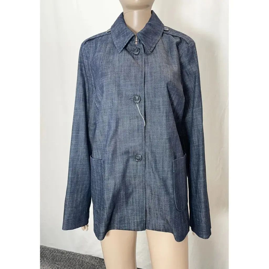 Marina Rinaldi Blazer in denim, Marina Rinaldi Size L / US 10 / IT 46 - 1 Thumbnail