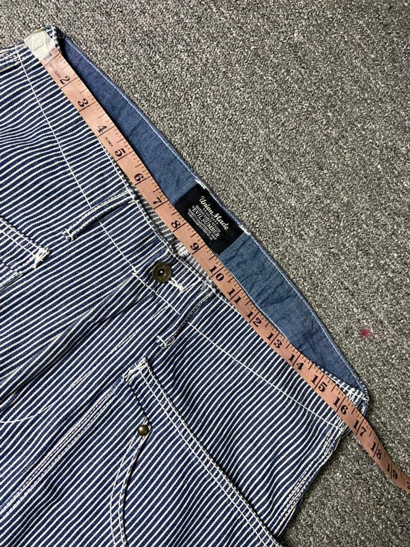 Japanese Brand 🔥 UNION MADE Hickory Stripes Pants 🔥 (136) Size US 33 - 9 Thumbnail