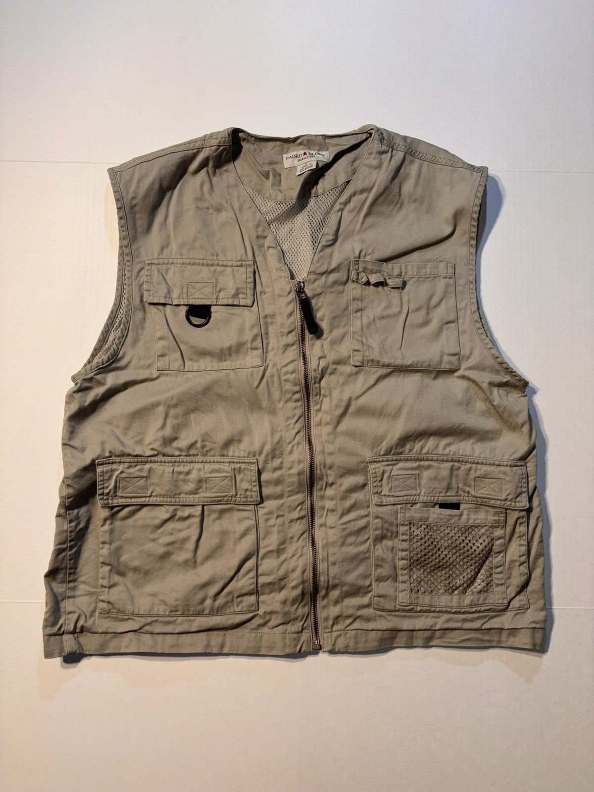 Faded Glory Vtg Safari Photography Hunting Fishing 90’s Utility Vest Size US L / EU 52-54 / 3 - 1 Thumbnail