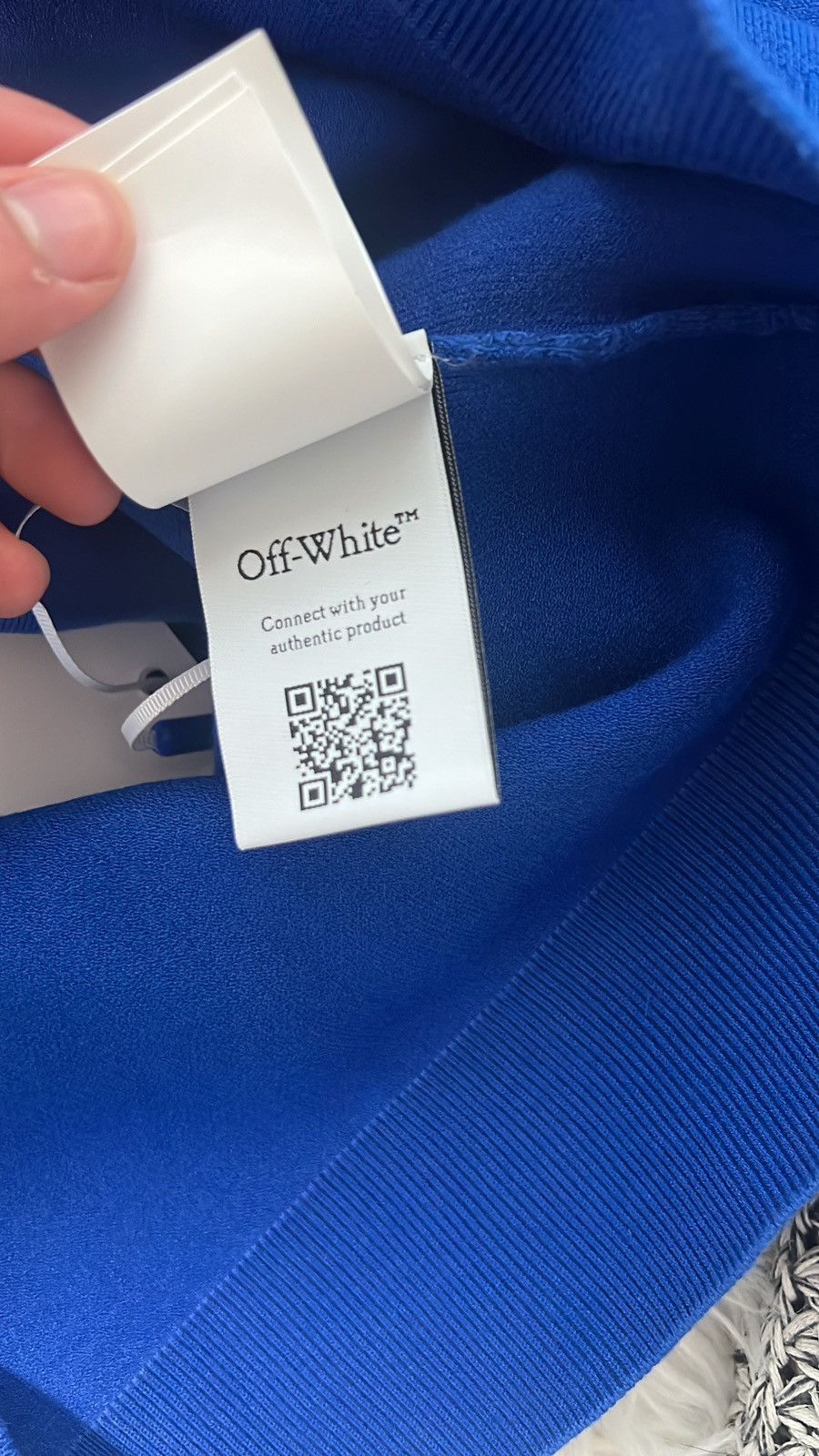Off-White OFF-WHITE BODY SCAN KNIT CREWNECK Size US L / EU 52-54 / 3 - 4 Thumbnail
