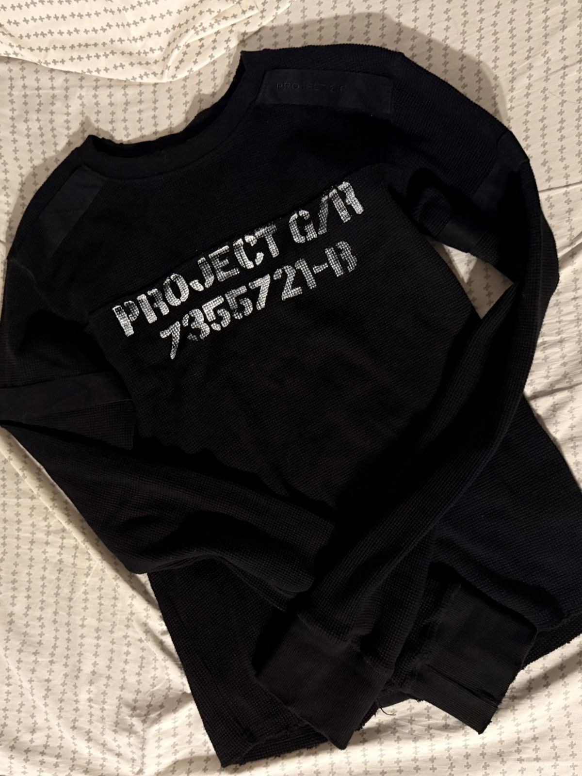 PROJECT G/R Project G/R waffle bondage cross long sleeve Size US S / EU 44-46 / 1 - 1 Thumbnail