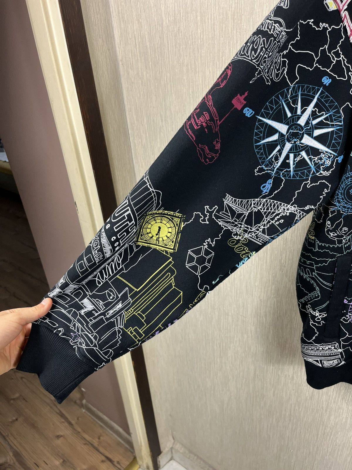 Southpole Vintage South Pole y2k all over print full zip hoodie baggy Size US XL / EU 56 / 4 - 8 Thumbnail