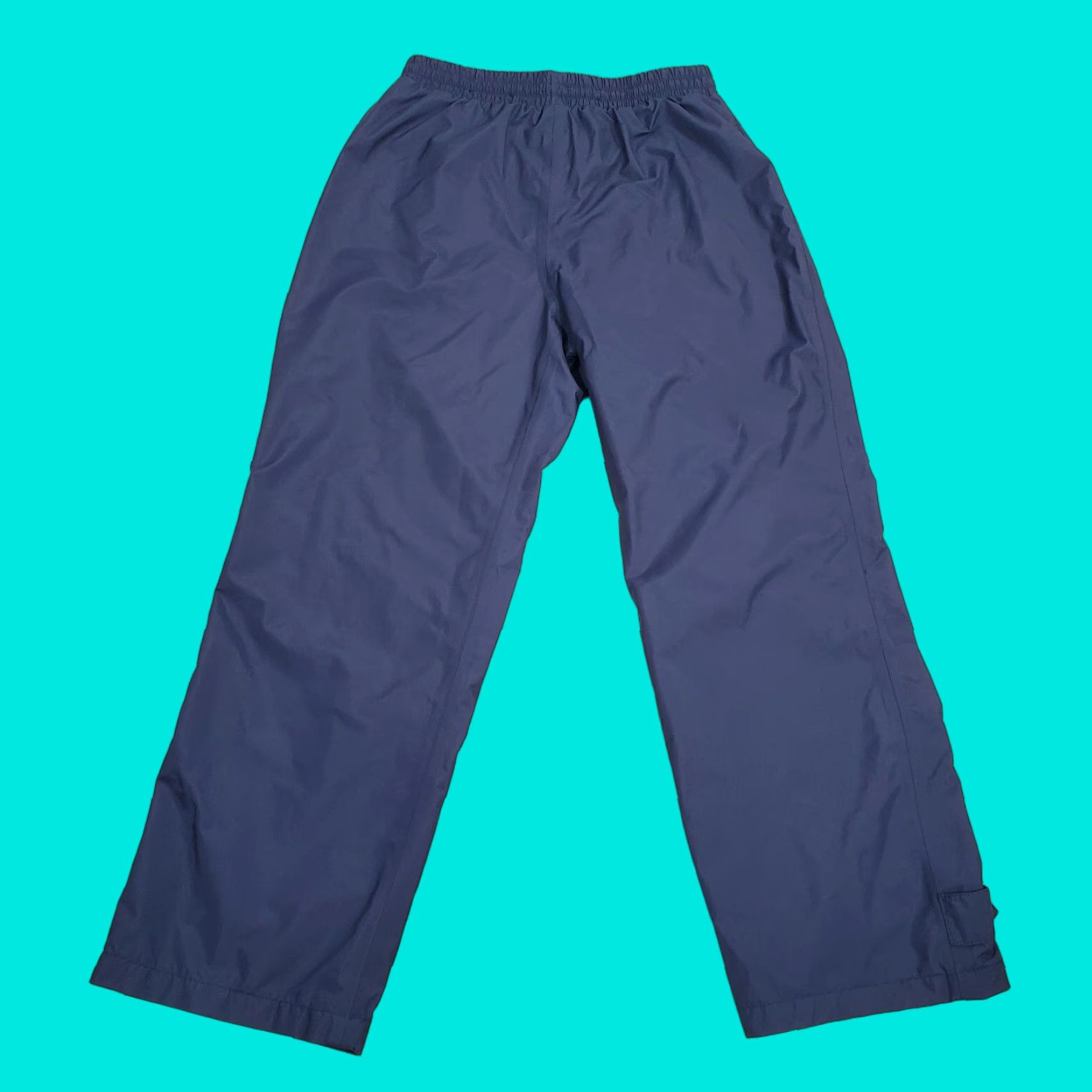 Vintage Cabela's Pants Mens Medium Blue Gore Tex Windbreaker Hiking Outdoors Fishing Windbreaker Pockets Logo Lightweight Inseam 30 Straight Regular Size US 31 - 1 Thumbnail