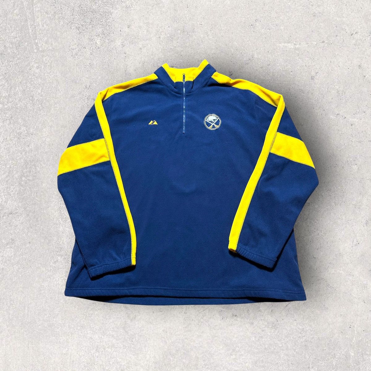 Majestic × NHL Buffalo Sabres fleece sweatshirt Size US XXL / EU 58 / 5 - 1 Thumbnail