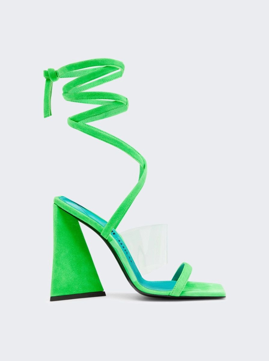 The Attico o1mle0526 Isa Sandals 115mm in Green Size US 8.5 / IT 38.5 - 1 Preview