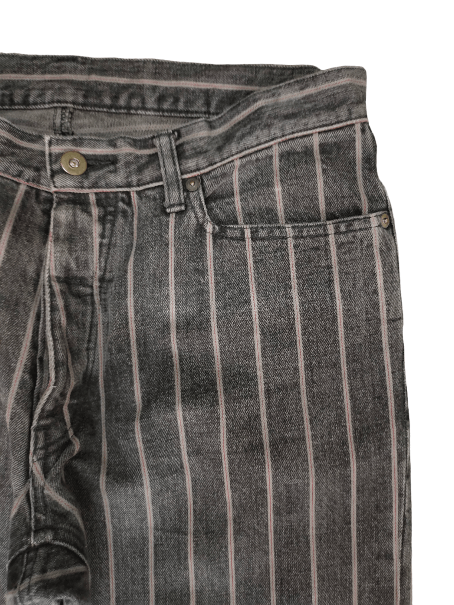 Hysteric Glamour × Undercover Comme Ca Du Mode Selvedge Striped Jeans Undercover Style Size US 32 / EU 48 - 3 Thumbnail