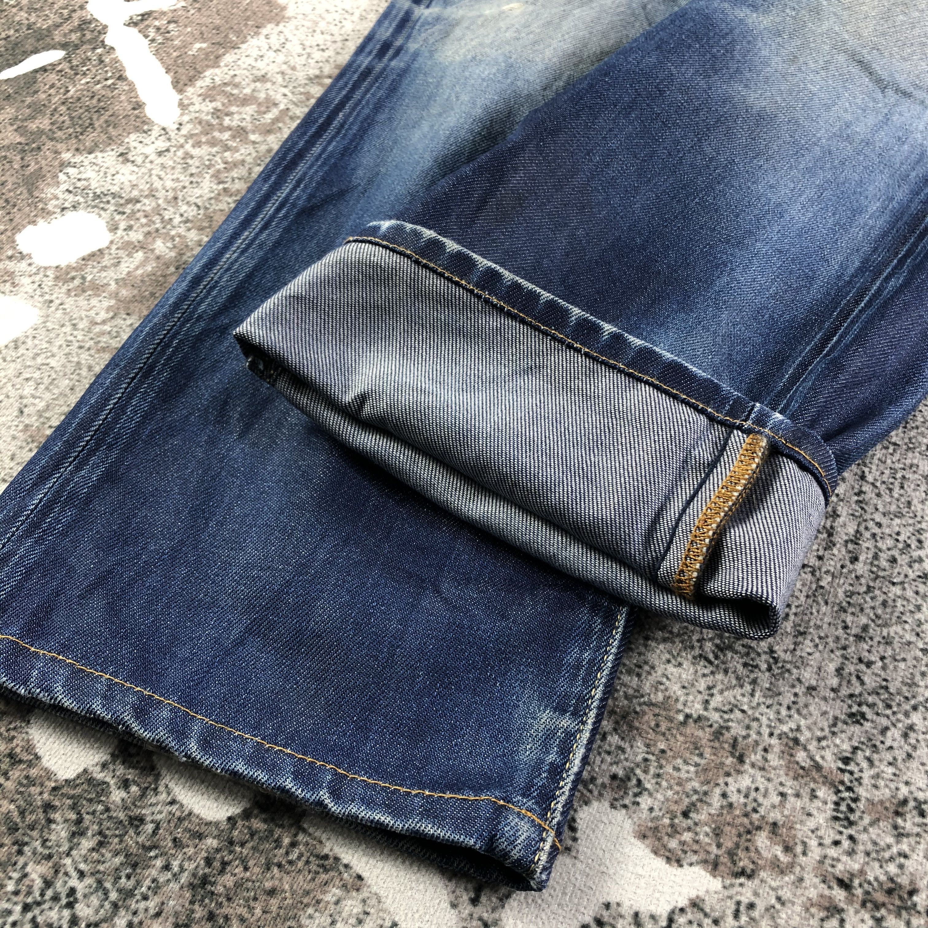 G-Star G Star Raw Jeans Faded Blue Distressed Denim KJ1506 Size US 29 - 7 Thumbnail