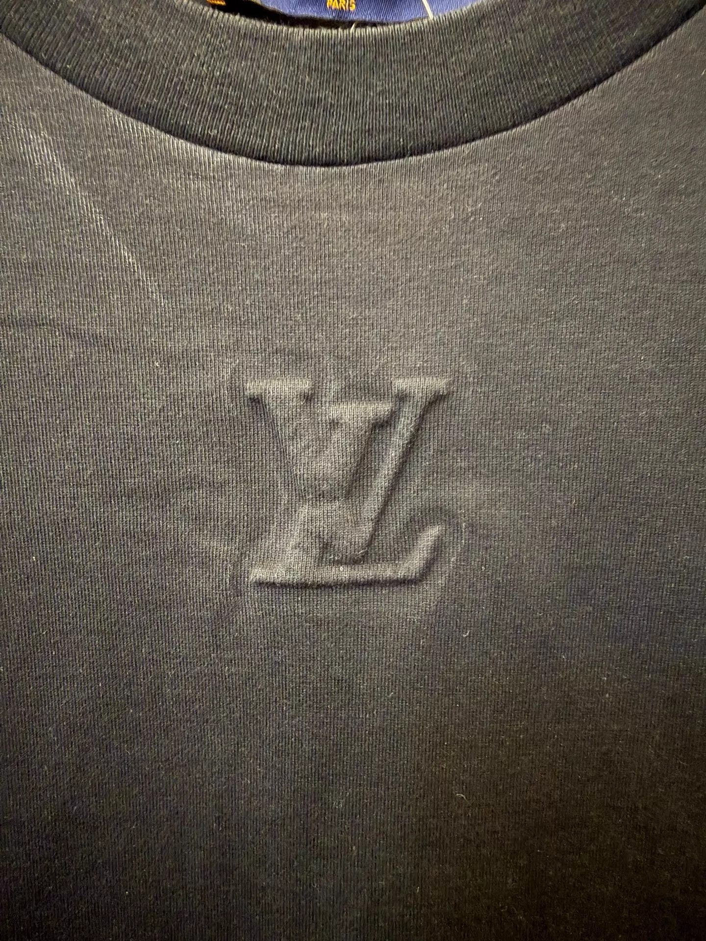 Louis Vuitton LOUIS VUITTON Logo Short Sleeve Tee Men's Black M Size US M / EU 48-50 / 2 - 2 Thumbnail