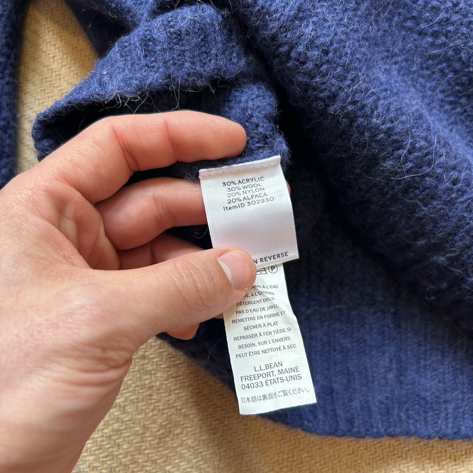 L.L. Bean Ll Bean Signature Alpaca Wool Knit Turtleneck Sweater XXS Size XXS / US 00 / IT 34 - 4 Thumbnail