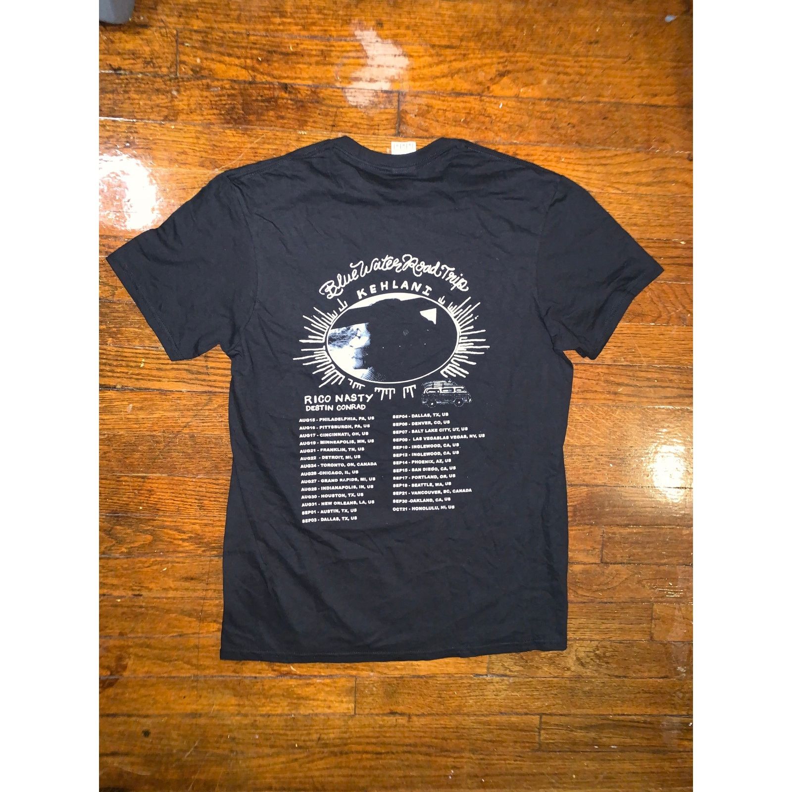 Band Tees × Other Kehlani Blue Water Road Tour T Shirt Black Medium 2022 Size M / US 6-8 / IT 42-44 - 4 Thumbnail