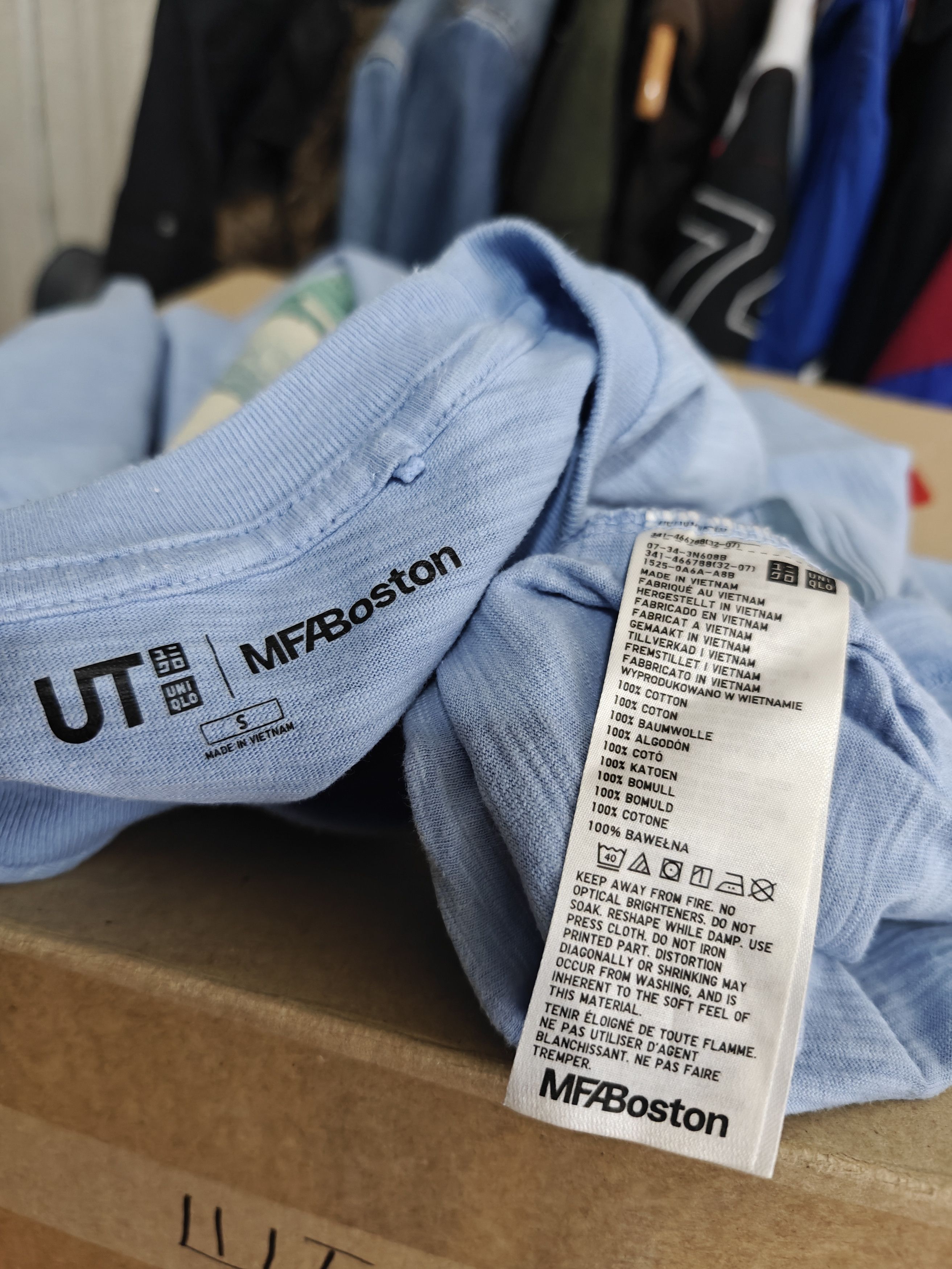 Uniqlo Uniqlo x MFABoston T-Shirt Print Blue size S Size US S / EU 44-46 / 1 - 8 Thumbnail