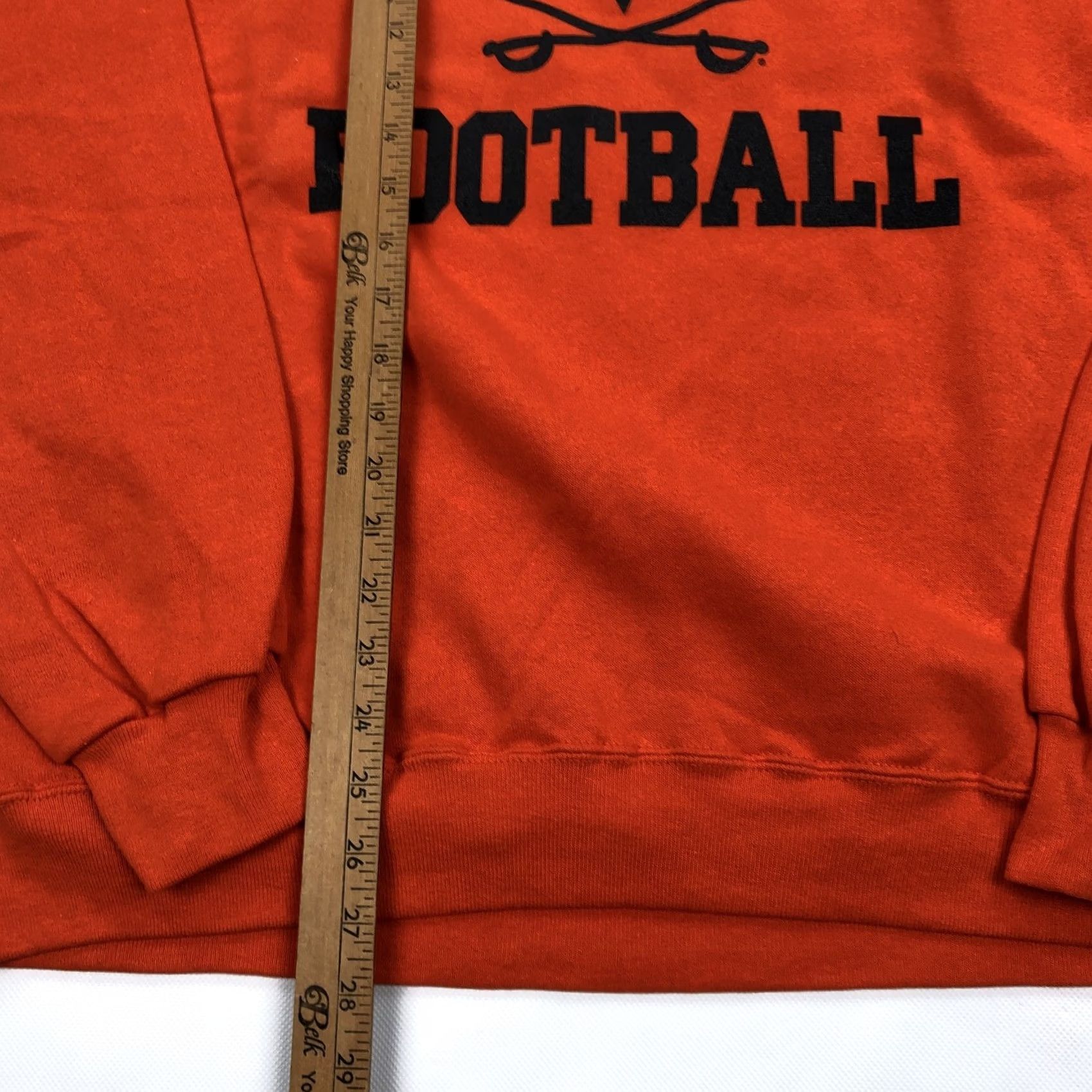 Vintage VINTAGE The Cotton Exchange Virginia Football Sweatshirt Mens XL Orange Crew Neck Size US XL / EU 56 / 4 - 5 Thumbnail