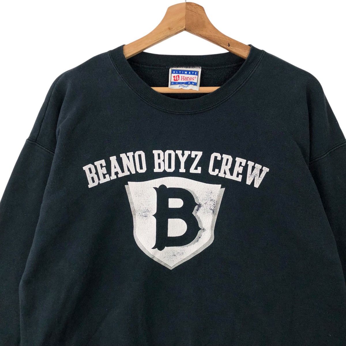 Hanes × Vintage BEANO BOYZ CREW Vintage Big Logo Sweatshirt Size US XL / EU 56 / 4 - 3 Thumbnail