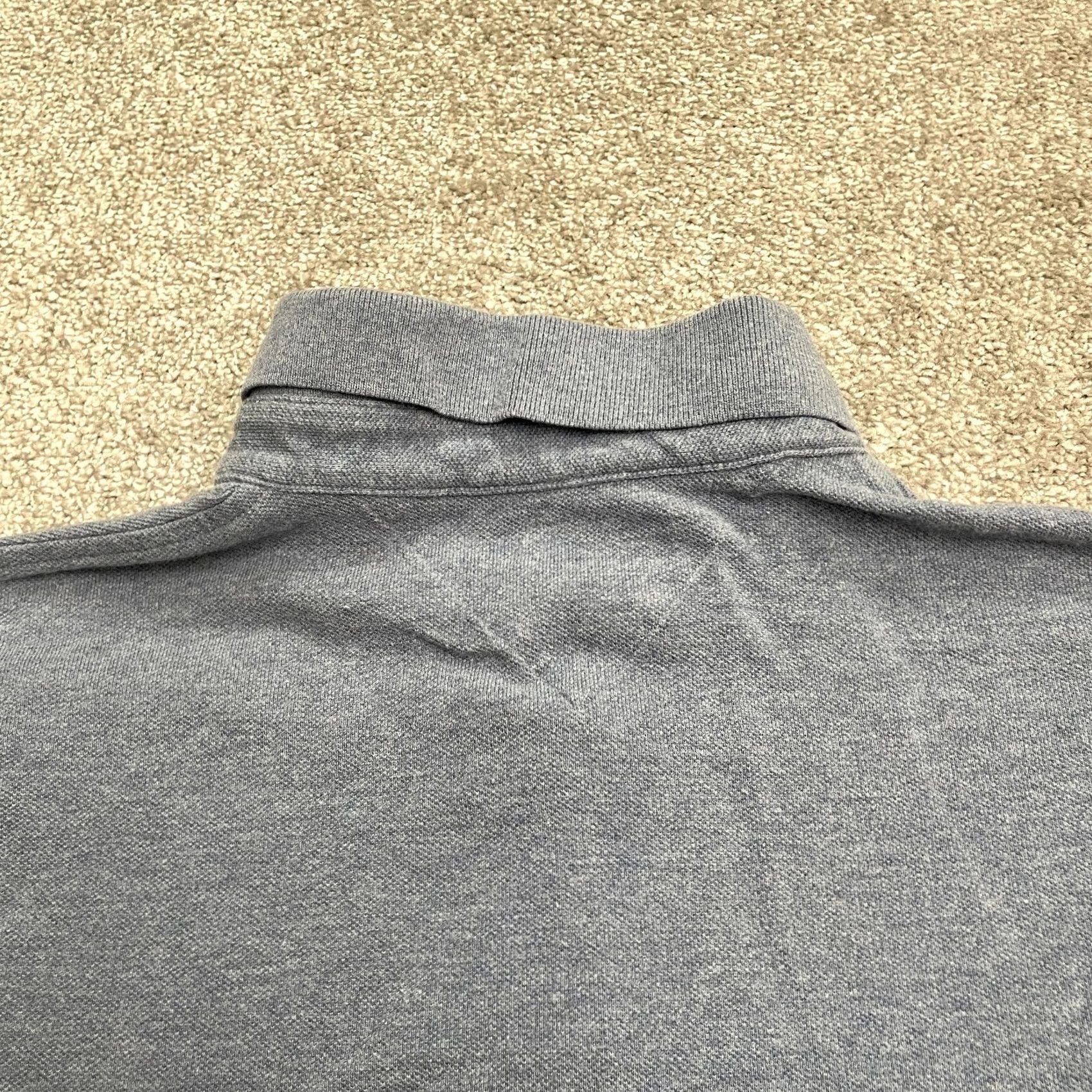 Tommy Hilfiger Tommy Hilfiger Polo Shirt Mens Large Gray Short Sleeve 100% Cotton Regular Fit Button Collar Casual Preppy Golf Tennis Sports Outfit Virginia Size US L / EU 52-54 / 3 - 4 Thumbnail
