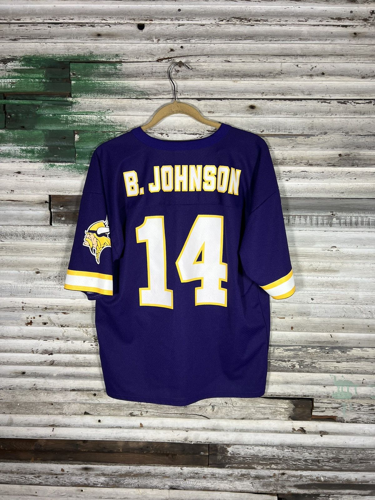 Vintage Vintage Minnesota Vikings Brad Johnson Jersey Mens Purple Size US L / EU 52-54 / 3 - 2 Thumbnail