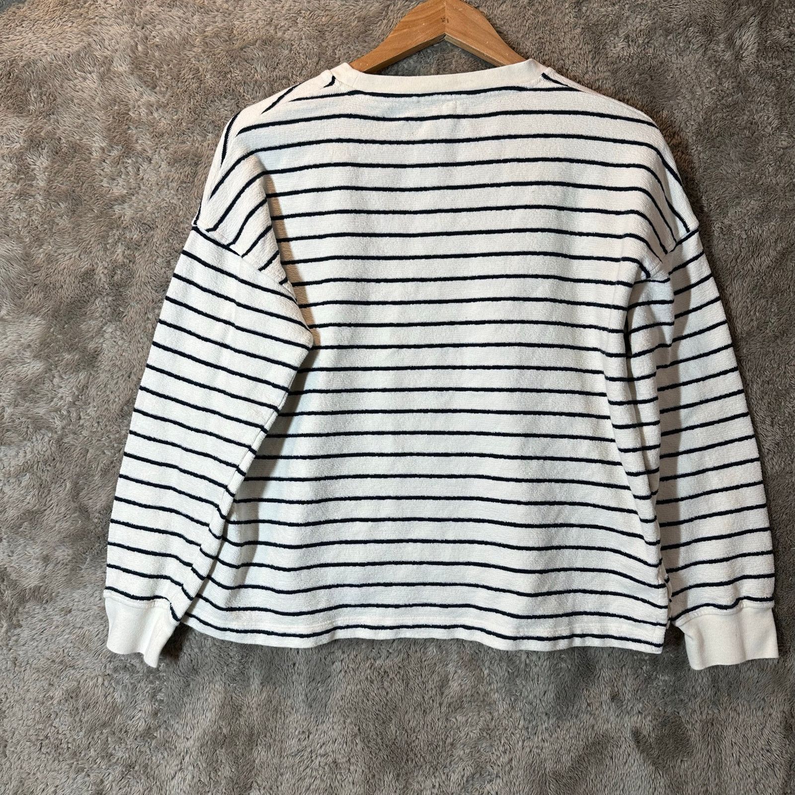 Other Mus & Bombon Aldea Stripe Sweatshirt Boucle Knit Top S Size S / US 4 / IT 40 - 2 Thumbnail