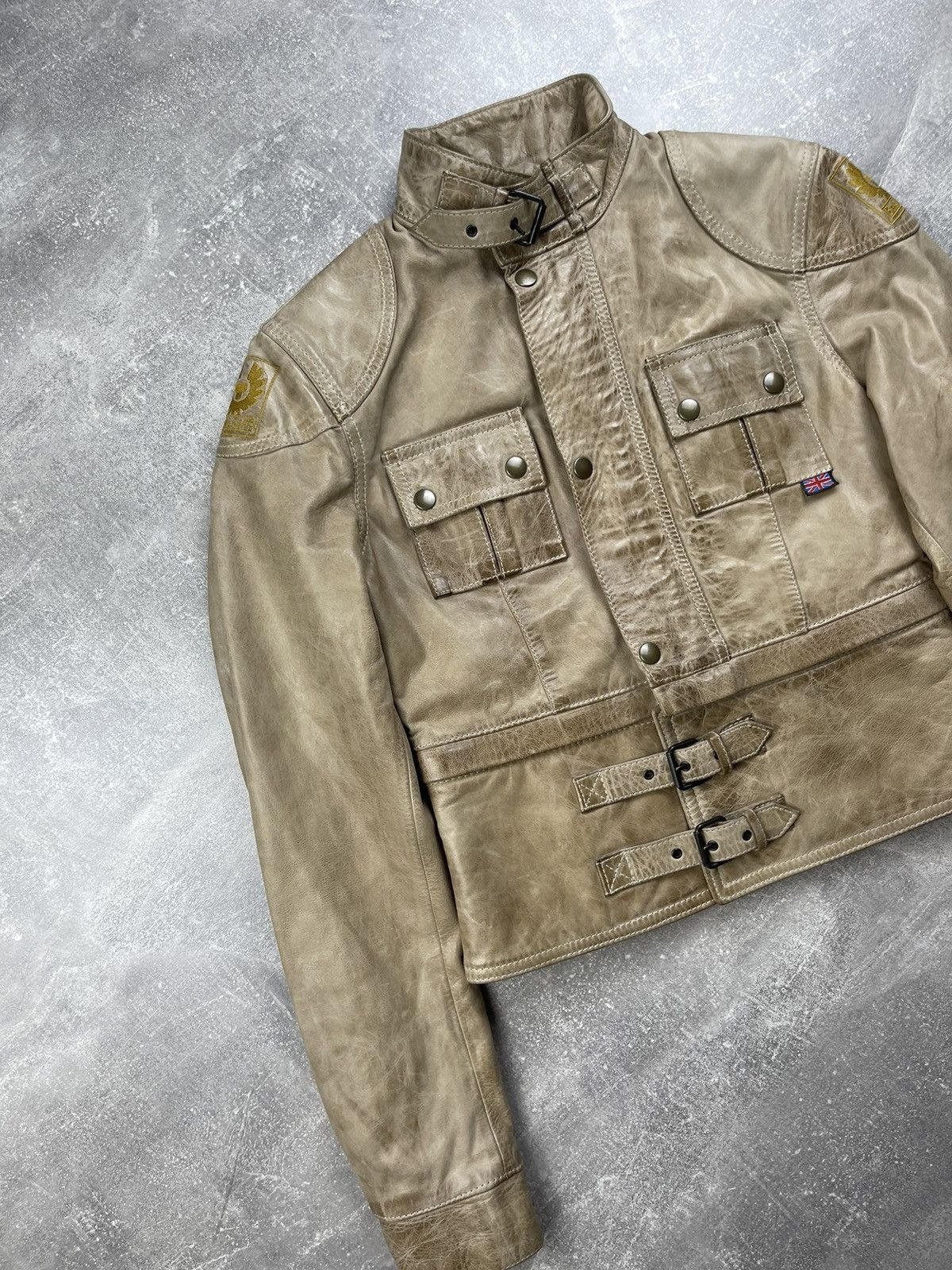 Belstaff × Vintage Belstaff International Tour Master Trophy Leather Biker Size M / US 6-8 / IT 42-44 - 5 Thumbnail