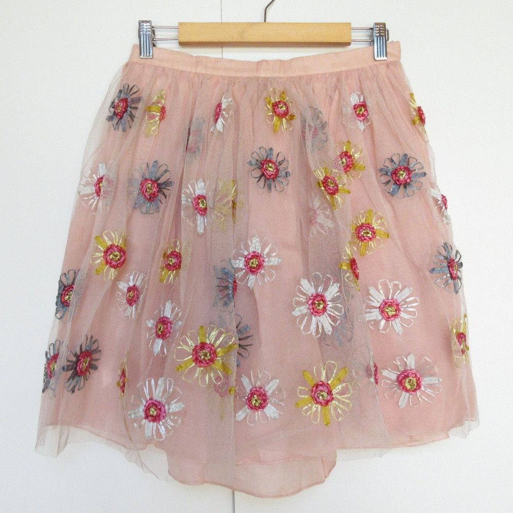 Valentino Valentino RED VALENTINO Embroidery Tulle Skirt Textile Skirts DUTY FREE for USA Size ONE SIZE - 1 Thumbnail