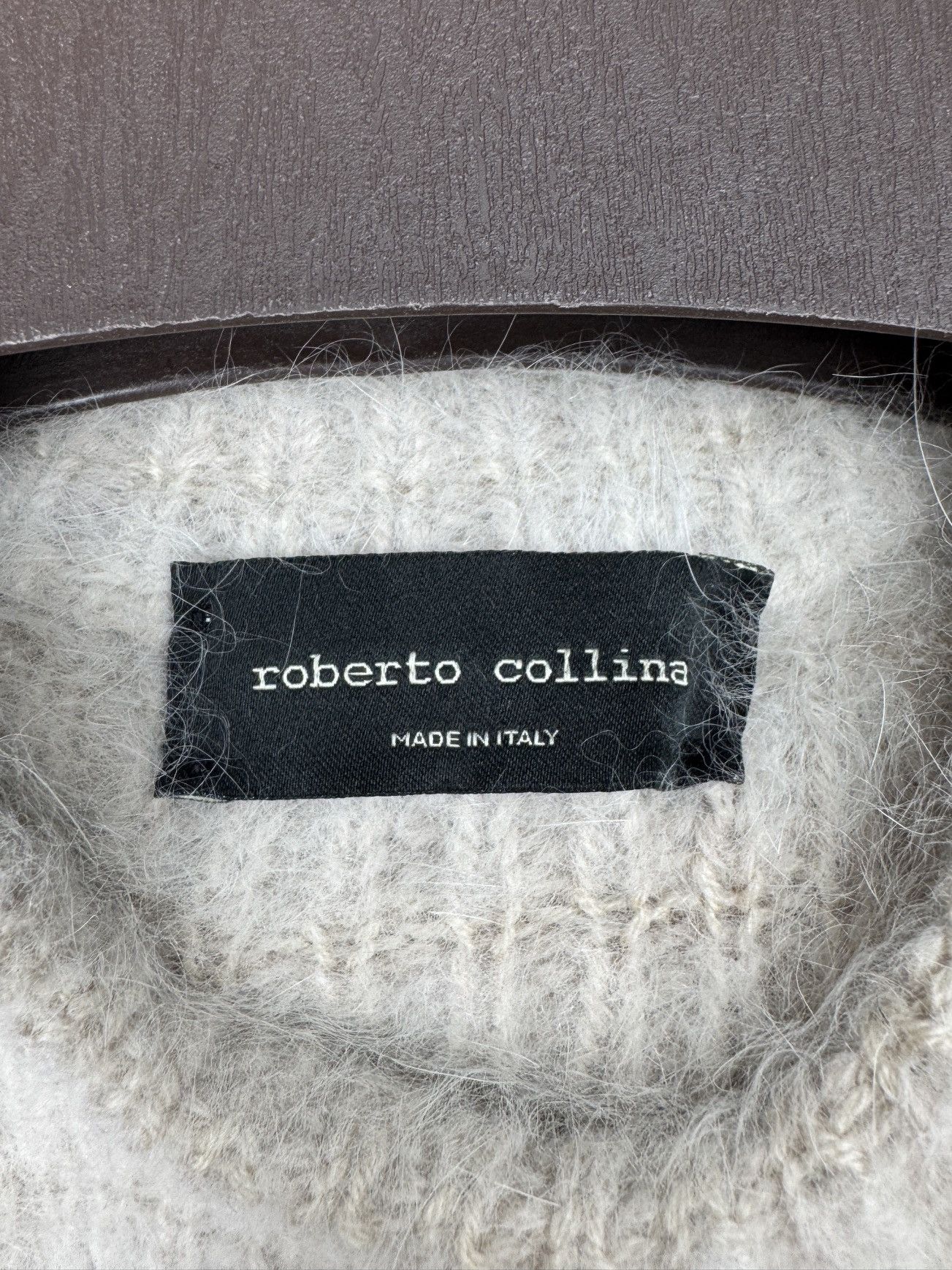 Roberto Collina Roberto Collina beige angora wool made in Italy sweater S Size S / US 4 / IT 40 - 8 Thumbnail