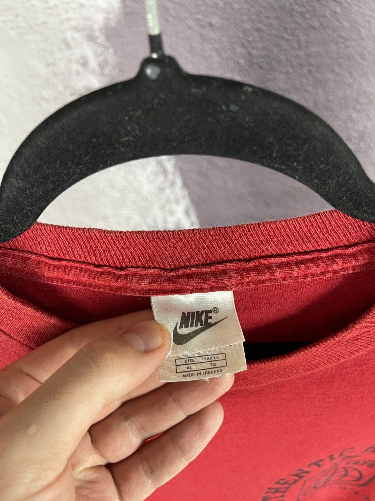 Nike Nike Authentic Athletic vintage 80s 90s single stitch tee Size US XL / EU 56 / 4 - 11 Thumbnail