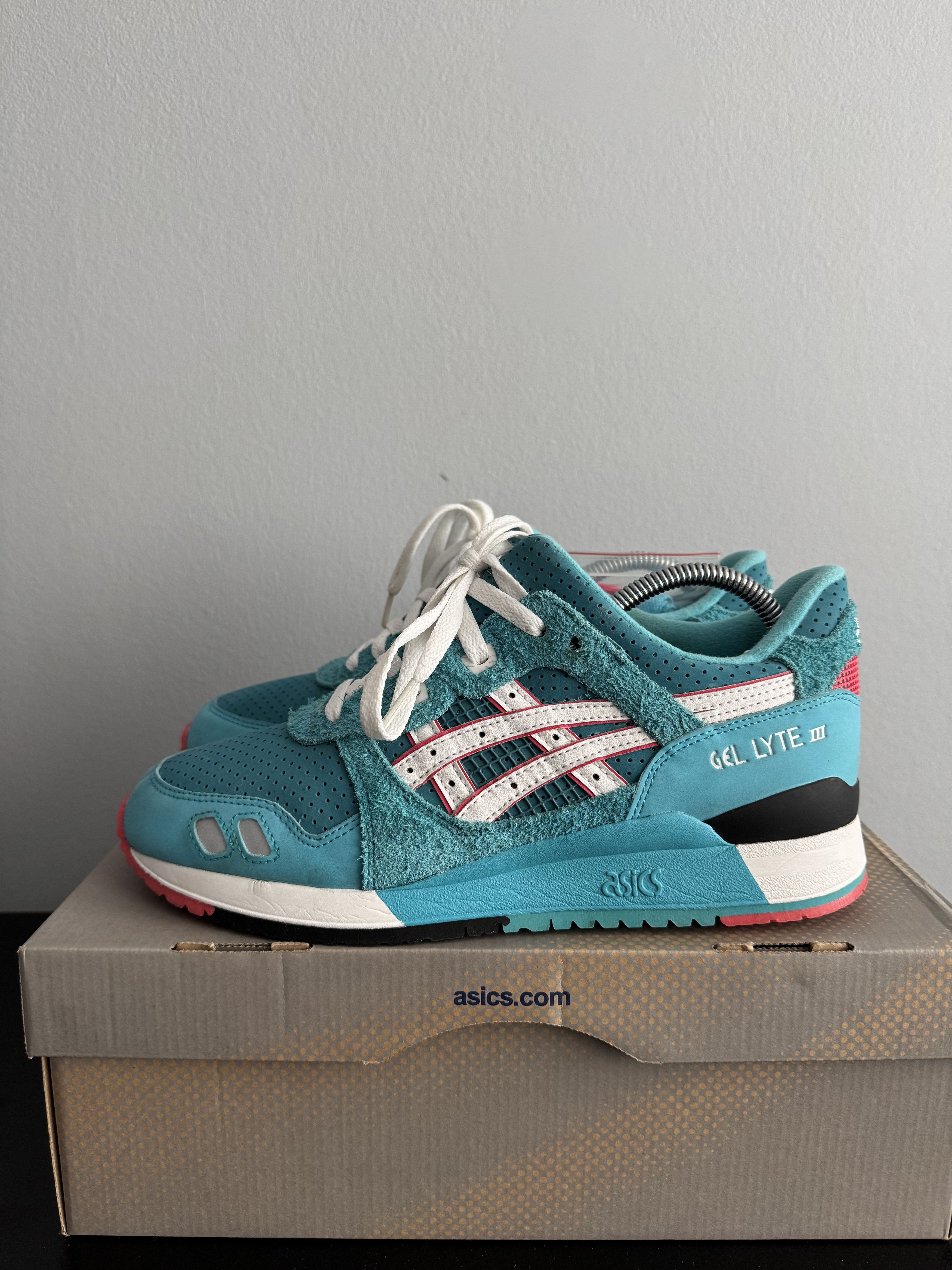 Asics BAIT x Asics Gel Lyte III Teal Dragon PYS kith ronnie fieg Size US 9 / EU 42 - 1 Thumbnail