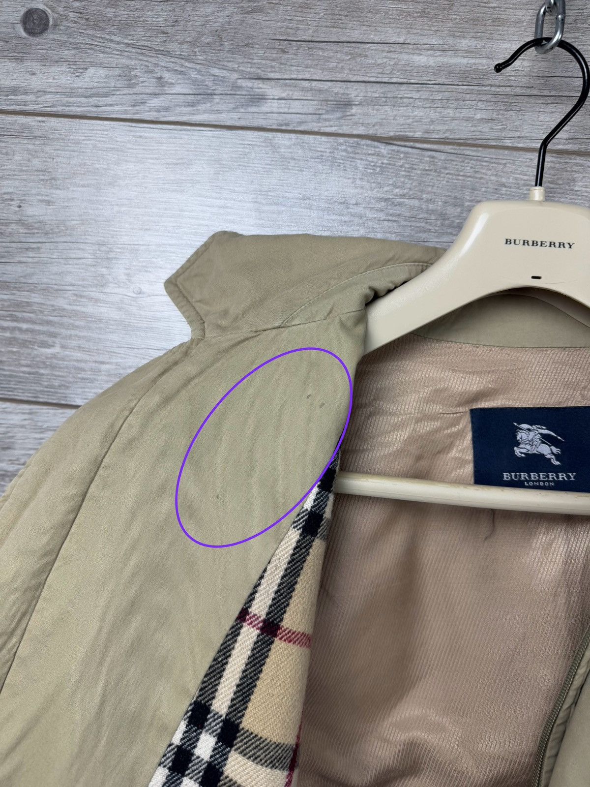 Burberry Burberry Vintage Trench Coat Jacket Bomber Luxury Size L Size US L / EU 52-54 / 3 - 10 Thumbnail