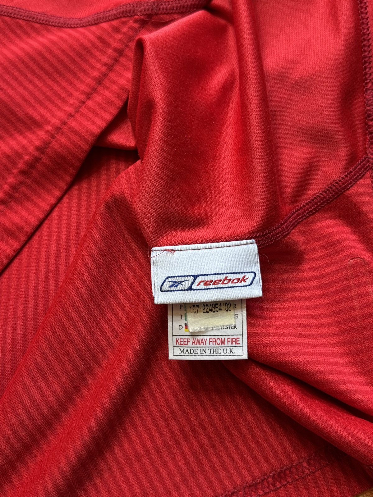 Reebok × Vintage Vintage Reebok 2002-2004 Liverpool Home Kit Size US L / EU 52-54 / 3 - 12 Thumbnail