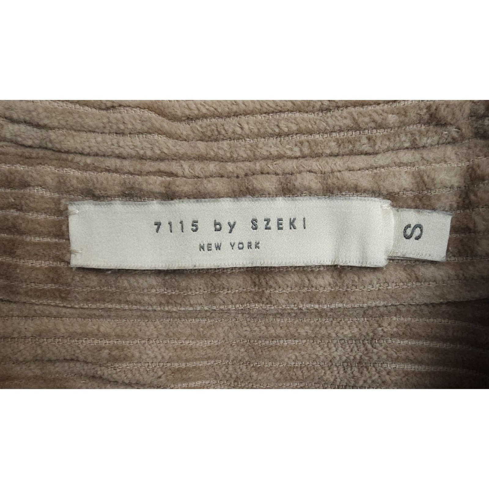 7115 by Szeki 7115 by Szeki Corduroy Long Sleev Button Shirt Jacket Brown Size S / US 4 / IT 40 - 6 Thumbnail