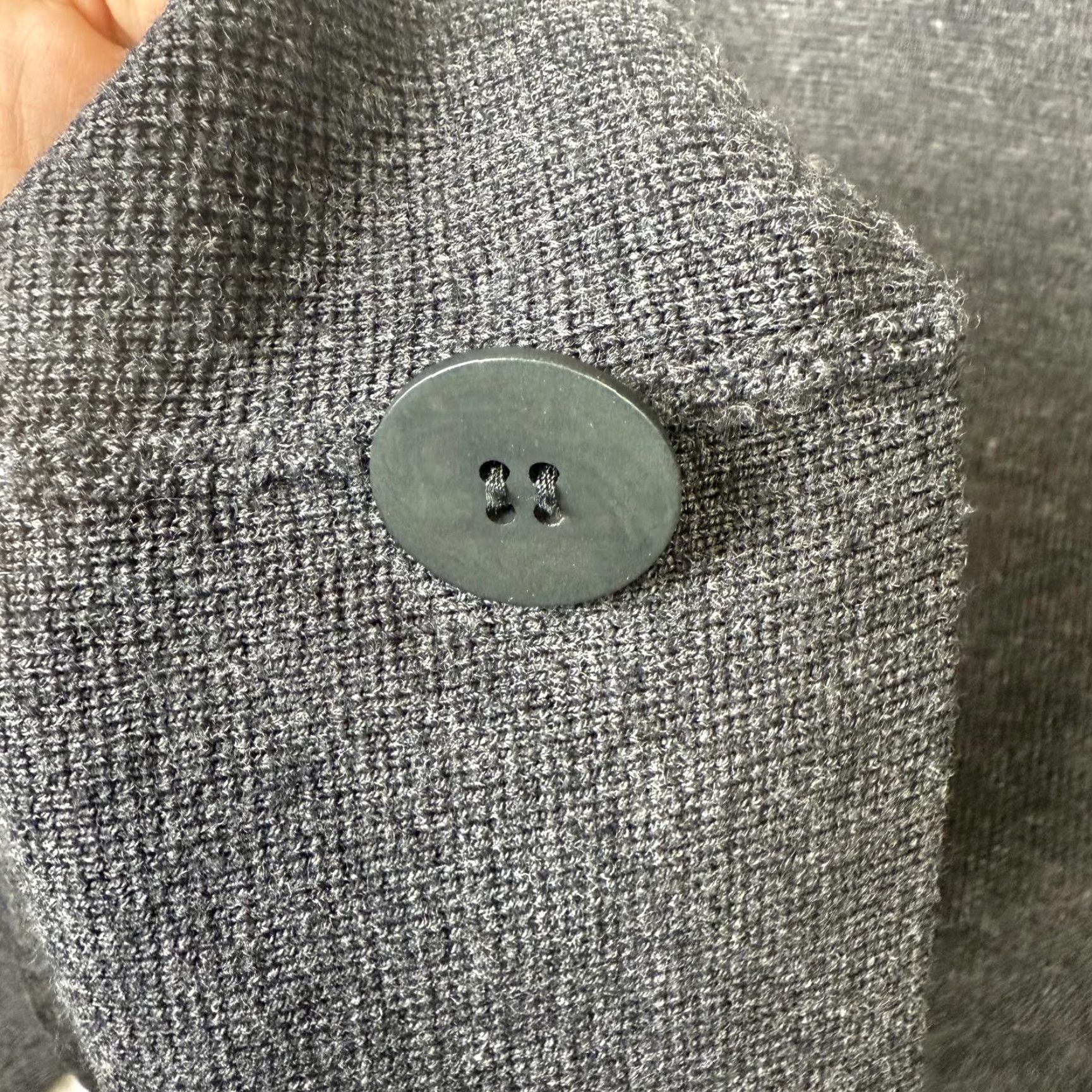 Eileen Fisher VINTAGE Eileen Fisher Pea Coat Jacket Wool Black M Womens Petite Italian Yarn Merino Wool Peacoat Jacket Size M / US 6-8 / IT 42-44 - 7 Thumbnail