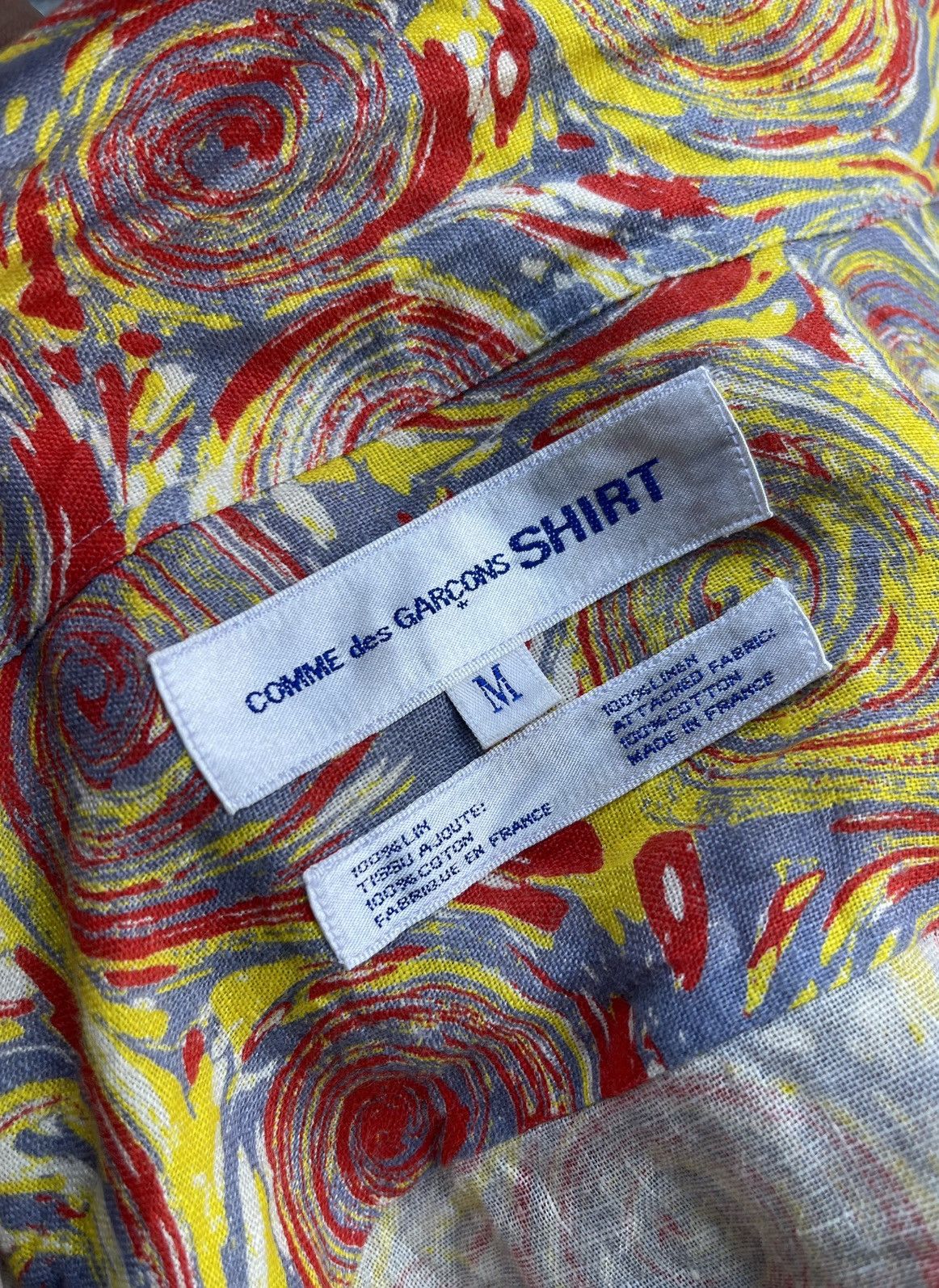 Comme des Garcons SHIRT 🔥 S/S 2015 COMME des GARCONS "FUCKING YOUNG" HYBRID SHIRT Size US M / EU 48-50 / 2 - 21 Thumbnail