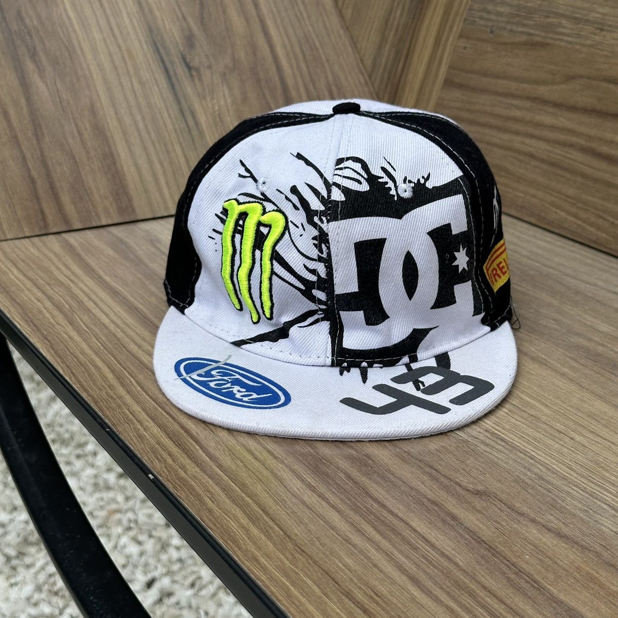 Vintage Vintage Monster Energy Cap Hat Ford Pirelli Chanel Y2K 00s Size 30 - 3 Thumbnail