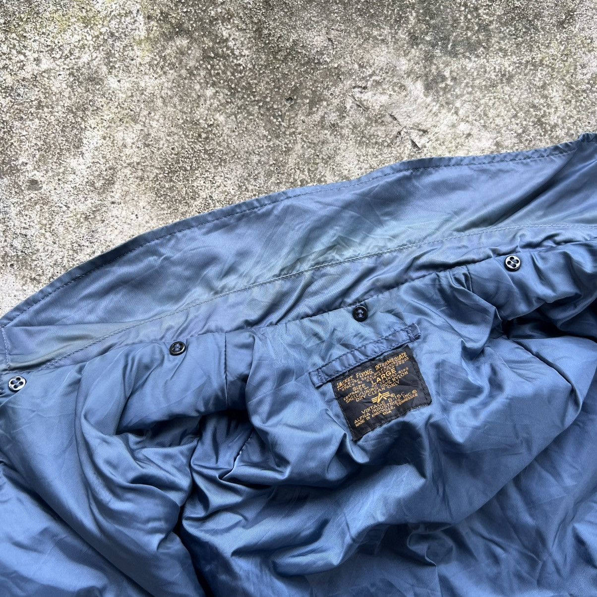 Alpha Industries × Vintage “VINTAGE B-15C” INTERMEDIATE ALPHA INDUSTRIES BOMBER JACKET Size US L / EU 52-54 / 3 - 17 Thumbnail