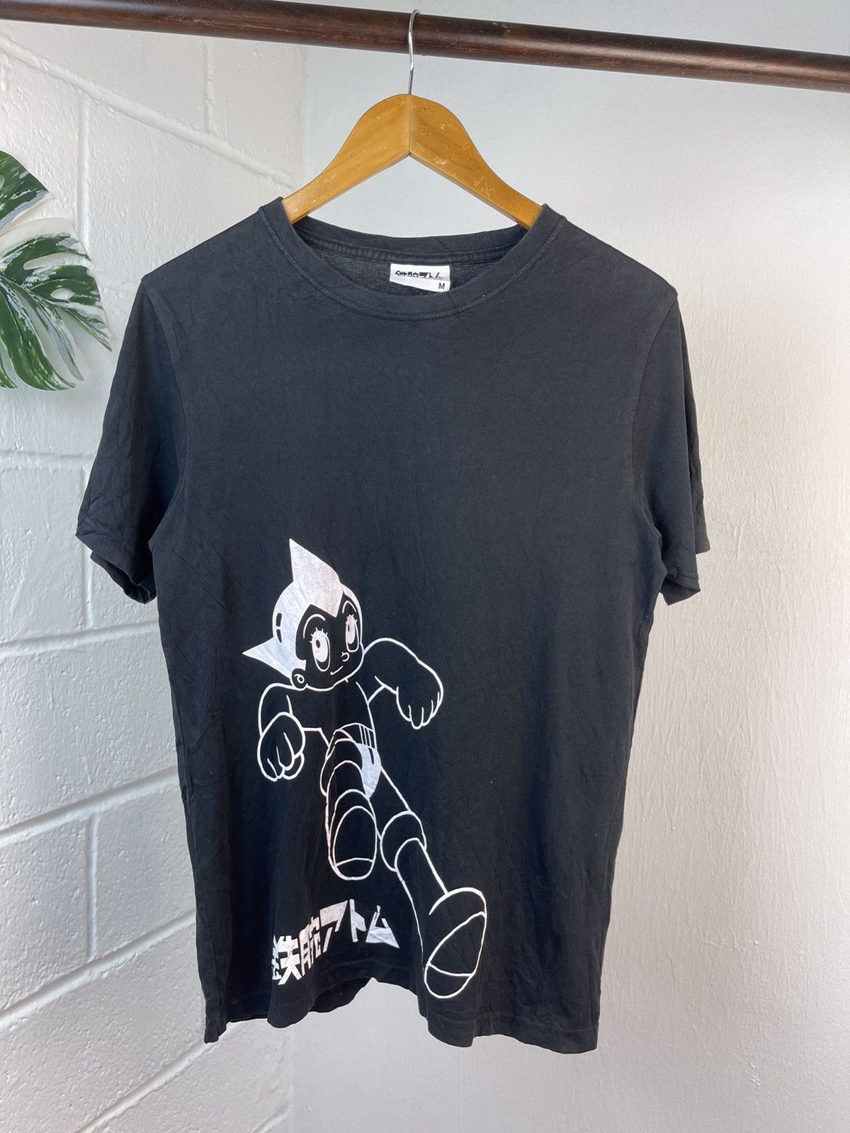 Image of Anima x Cartoon Network VTG Astro Boy Tezuka Tee in Black, Men's (Size Small)