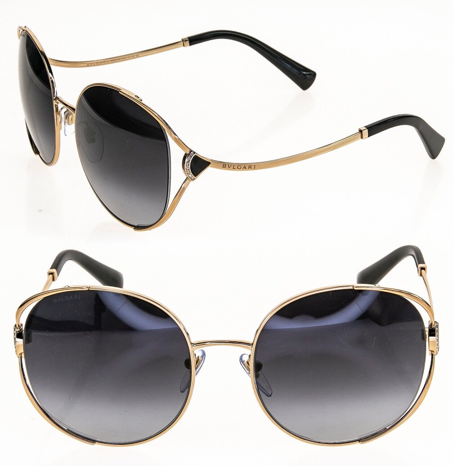 BVLGARI DIVA DREAM FAN BV6181B Rose Gold Black Fan 6181