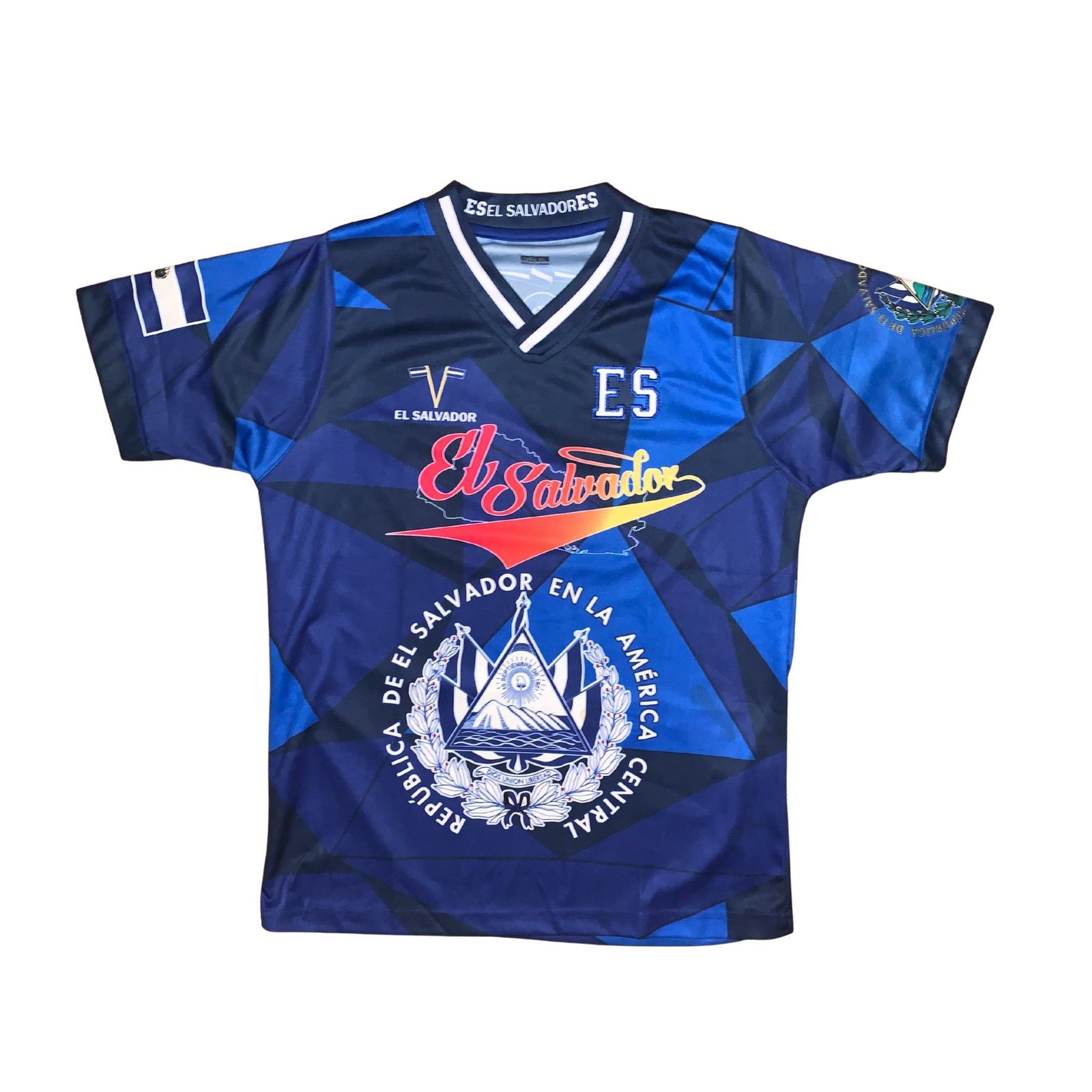 Other El Salvador National Team Blue Soccer Jersey Large Size US XL / EU 56 / 4 - 1 Thumbnail