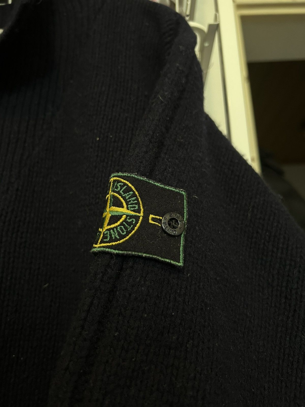Stone Island STONE ISLAND VINTAGE 1/4 SWEATER GREEN BADGE SIZE M Size US M / EU 48-50 / 2 - 2 Thumbnail