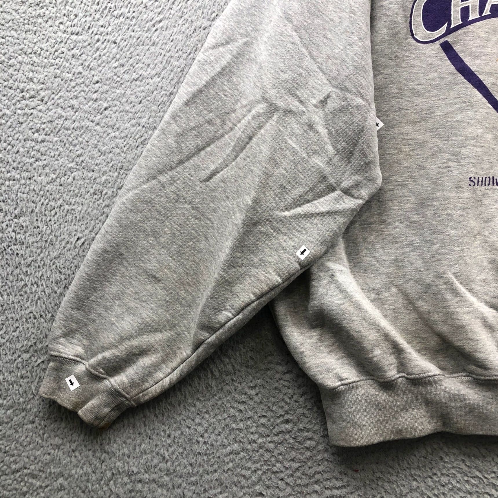 Nike VINTAGE Nike Baltimore Ravens Super Bowl XXXV Sweatshirt Mens Large Gray Crew Neck Long Sleeve 2001 L Graphic Logo Ravens 90s Retro Size US L / EU 52-54 / 3 - 7 Thumbnail