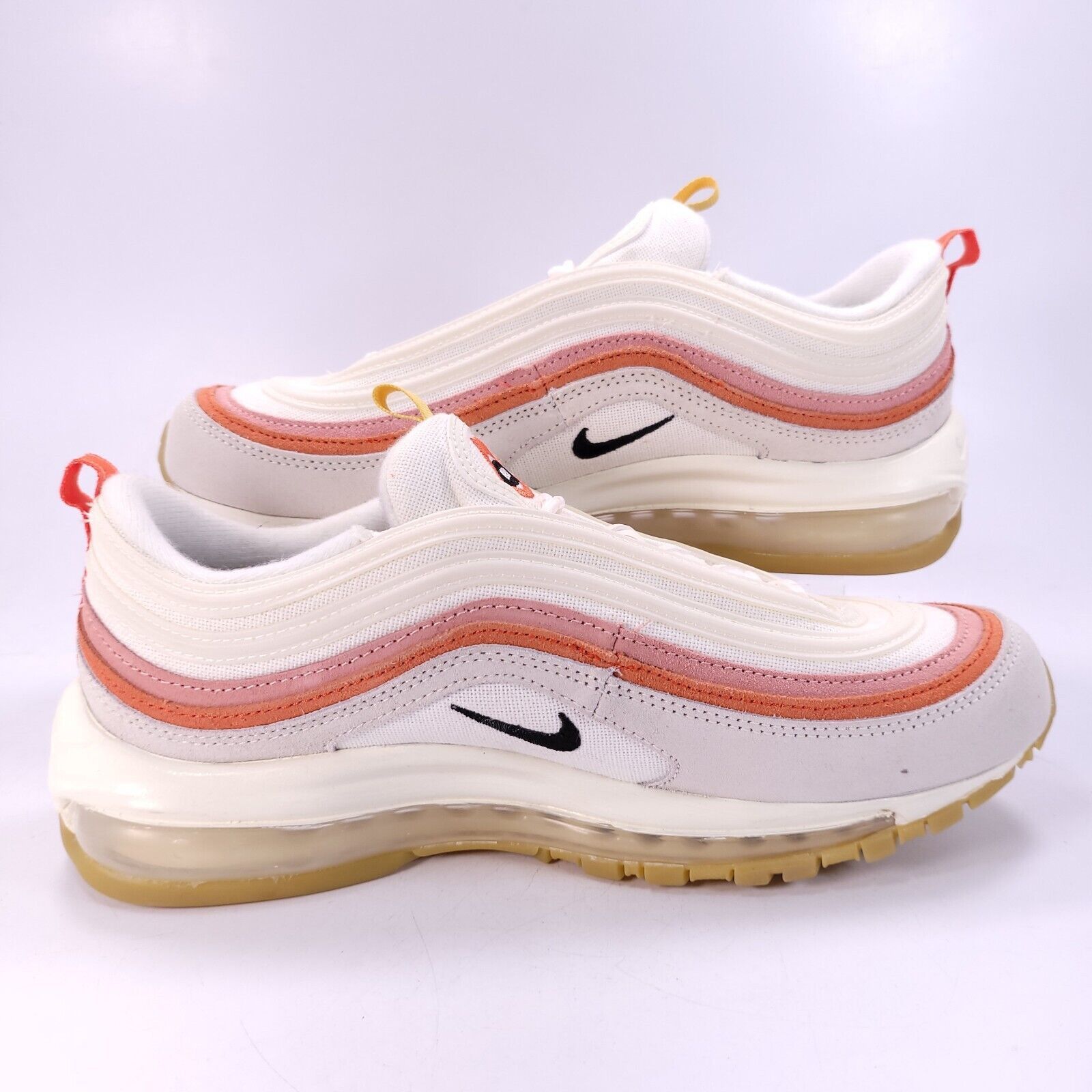 Nike Nike Air Max 97 Shoe Womens Size 10 DQ7655-100 White Pink Size US 10 / IT 40 - 5 Thumbnail