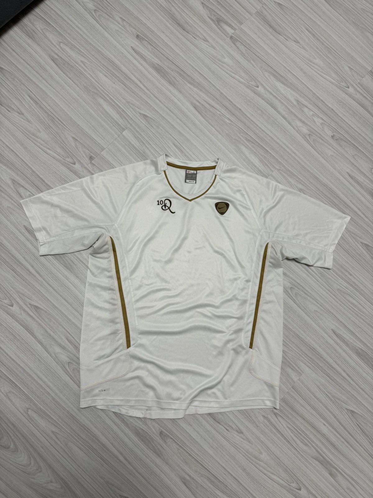 Nike × Vintage Vintage Nike Soccer Jersey Ronaldinho 10 logo Size US L / EU 52-54 / 3 - 1 Thumbnail