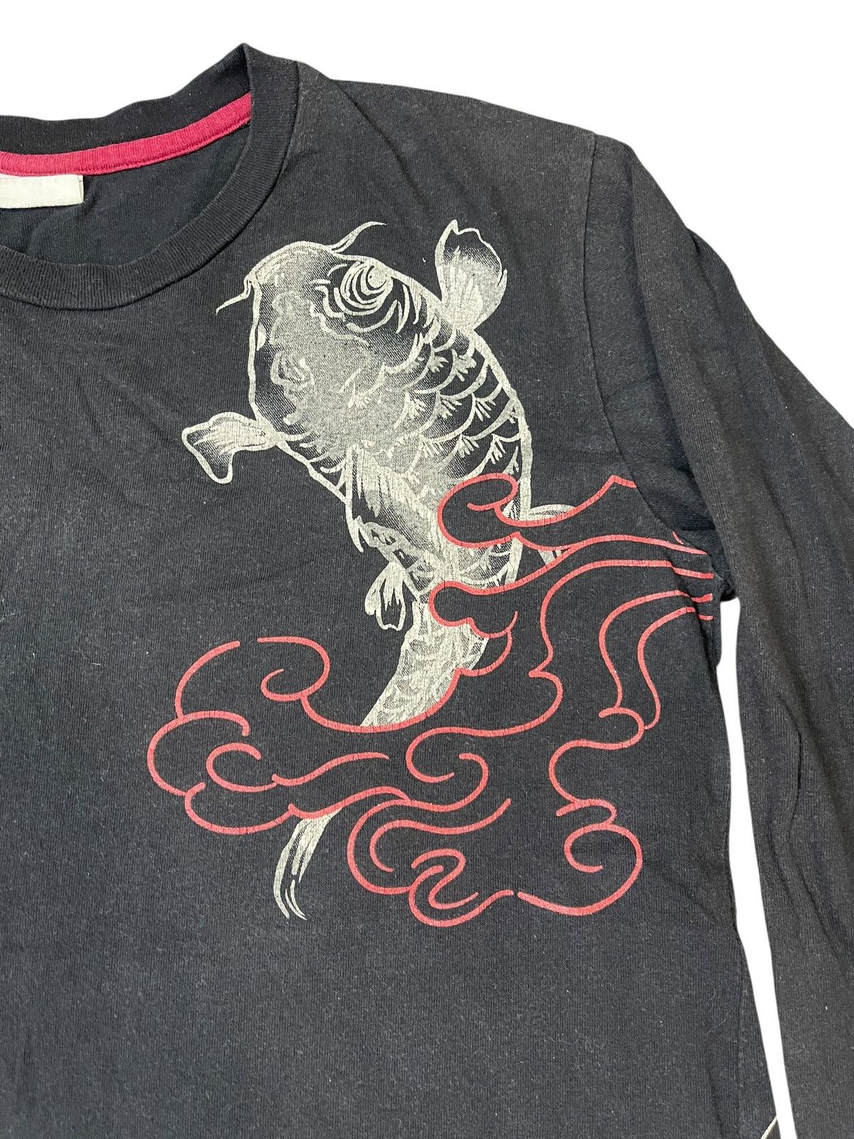 Japanese Brand Vintage Space Opera Koi Fish Tshirt Streetwear Size US M / EU 48-50 / 2 - 5 Thumbnail
