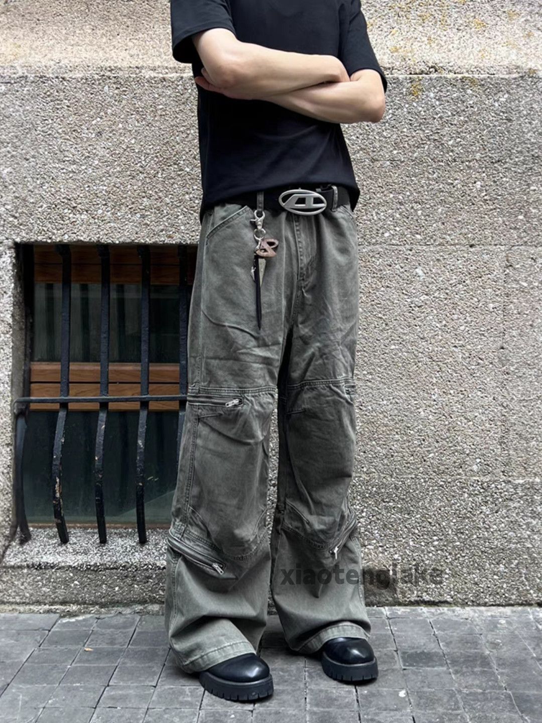 Designer × Japanese Brand × Vintage utility military outdoor loose baggy work cargo pants Size US 30 / EU 46 - 4 Thumbnail