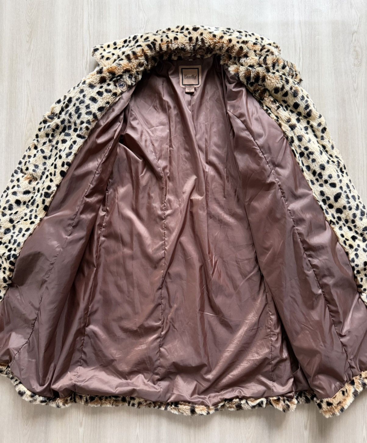Vintage Vintage Excelled Collection Faux Fur Leopard Print Coat Sz M Size M / US 6-8 / IT 42-44 - 6 Thumbnail